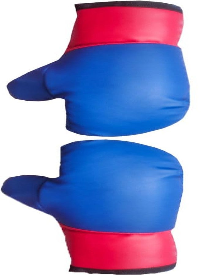Byson Hit Hard Junior Boxing kit for Kids Age 4-9 yrs in Blue/Red Colour Including Punching Bag,Gloves & headguard - Image 4