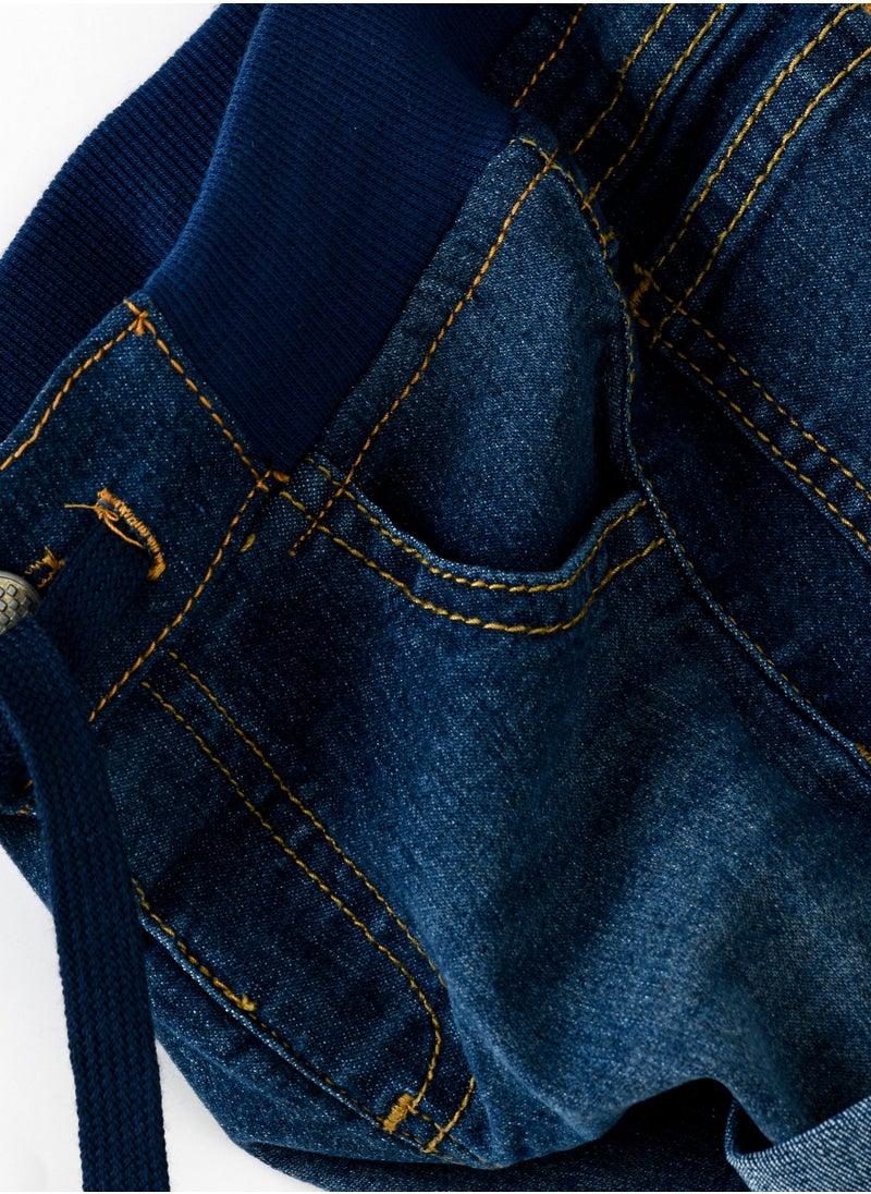 JAM Denim shorts with drawcord  - Image 4