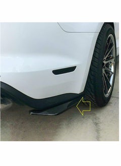 KASTWAVE Rear Bumper, Canard Diffuser Splitter, Valence Spoiler Fin Lip Trim, Universal Fit (Carbon Fiber Pattern) 4.48""x17.63""  - Image 5