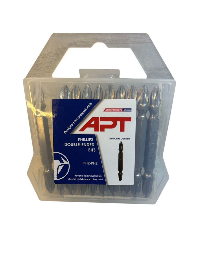 Apt PH2-PH2 Torsion Double-Ended Impact Screwdriver Bits - Image 1
