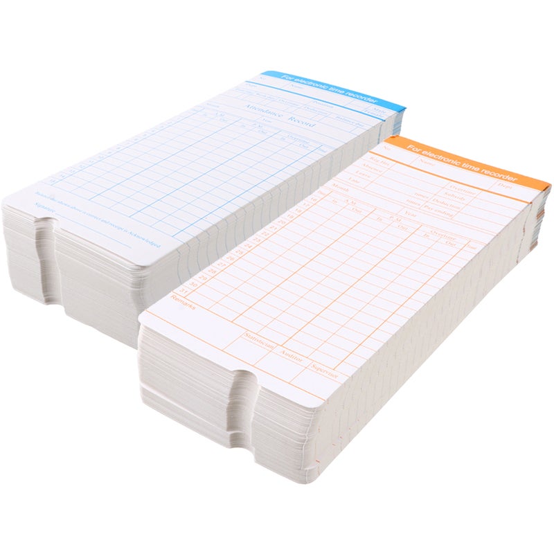 Staff Time Recording Cards, Sturdy Construction with Long-lasting Ink, Ideal for Daily Use - Image 5