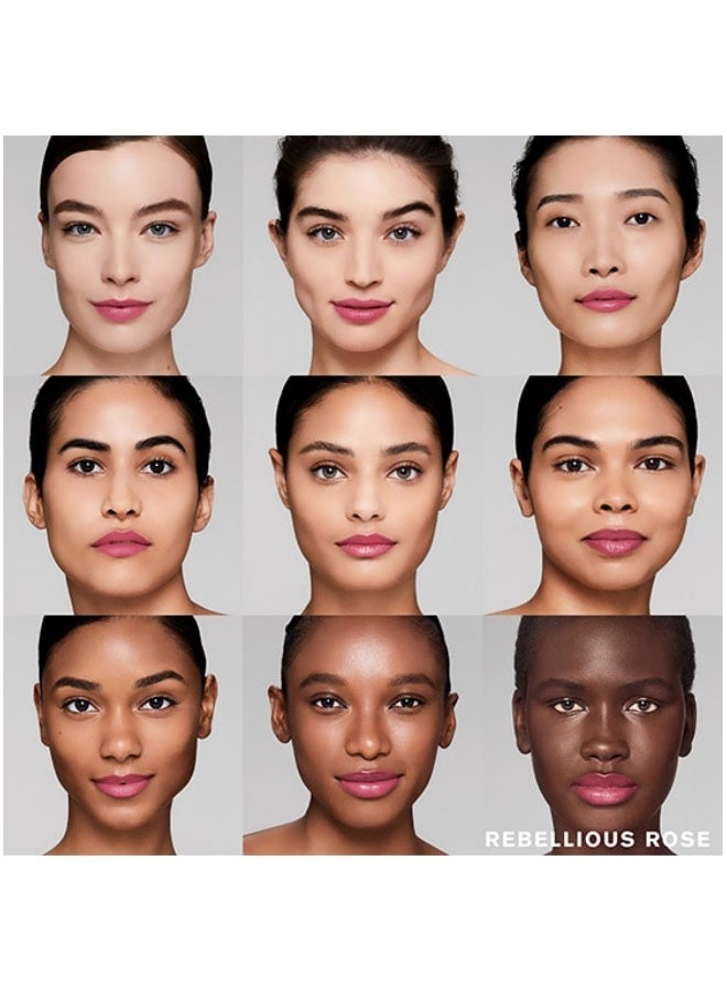 استي لودر أحمر شفاه كريمي بيور كولور - ريبيلليوس روز - Image 4