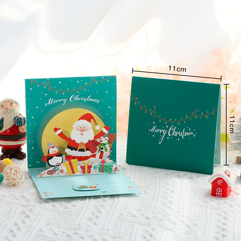 Three-Dimensional 3D Christmas Greeting Card Creative Christmas Gift Christmas Tree Card Student Christmas Gift - Image 1