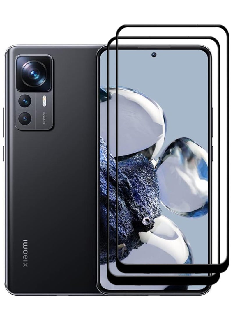 ACLIX 2 Pieces Antistatic ESD Dustproof Premium Quality High Definition Tempered Glass Screen Protector Designed For Xiaomi 12T Pro - Image 1