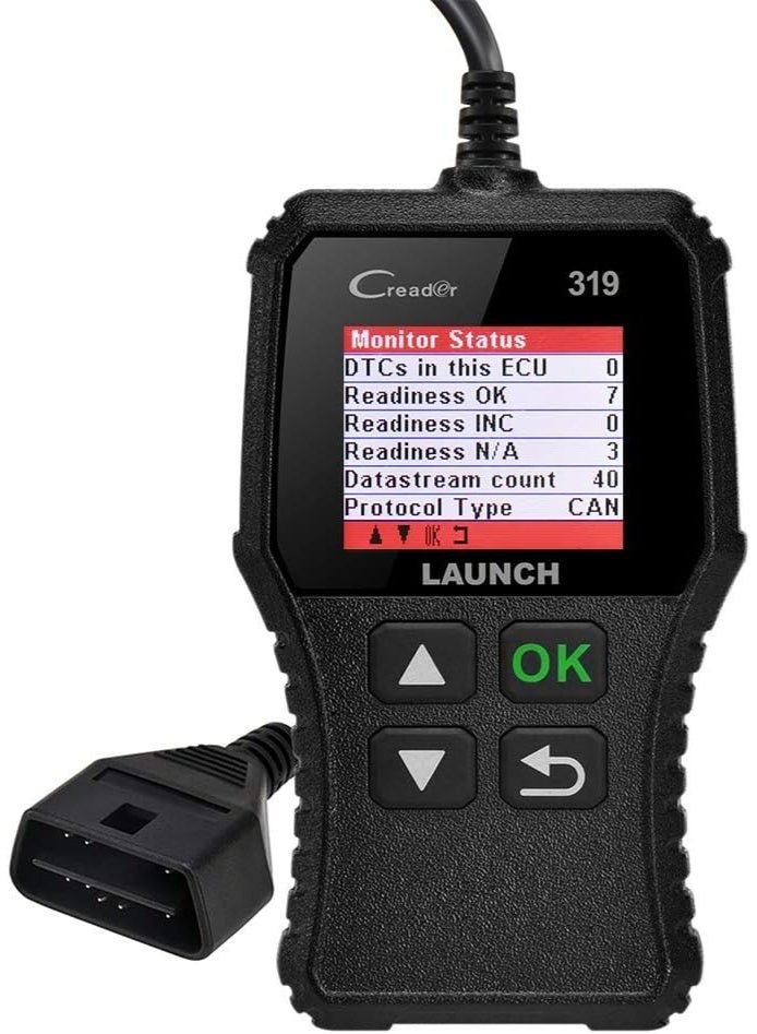 Launch Obd2 Scanner Engine Fault Code Reader Cr319 Code Reader Scanner, CAN Diagnostic Scan Tool Supports Dtc Lookup Mode6 O2 Sensor for ObdII Protocol Support Cars Since 1996 to Current - Image 1