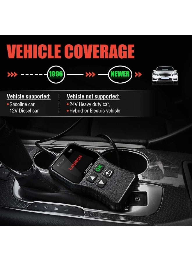Launch Obd2 Scanner Engine Fault Code Reader Cr319 Code Reader Scanner, CAN Diagnostic Scan Tool Supports Dtc Lookup Mode6 O2 Sensor for ObdII Protocol Support Cars Since 1996 to Current - Image 5