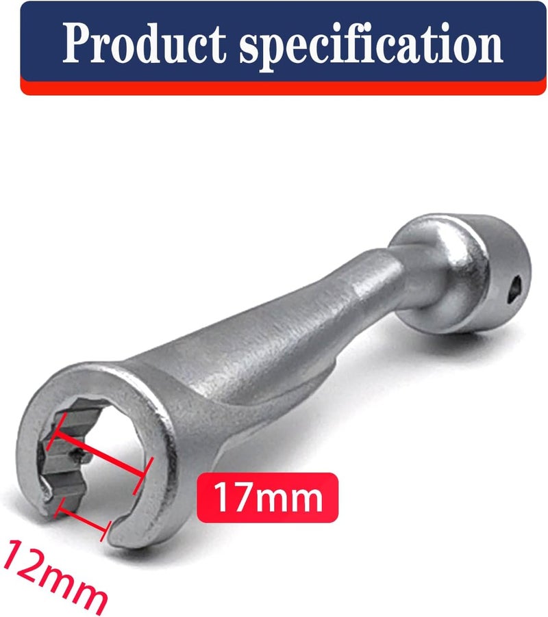 JEUCLEL جيوكل 17 مم 1/2" در. صمولة خط حقن الوقود الشائعة - Image 2