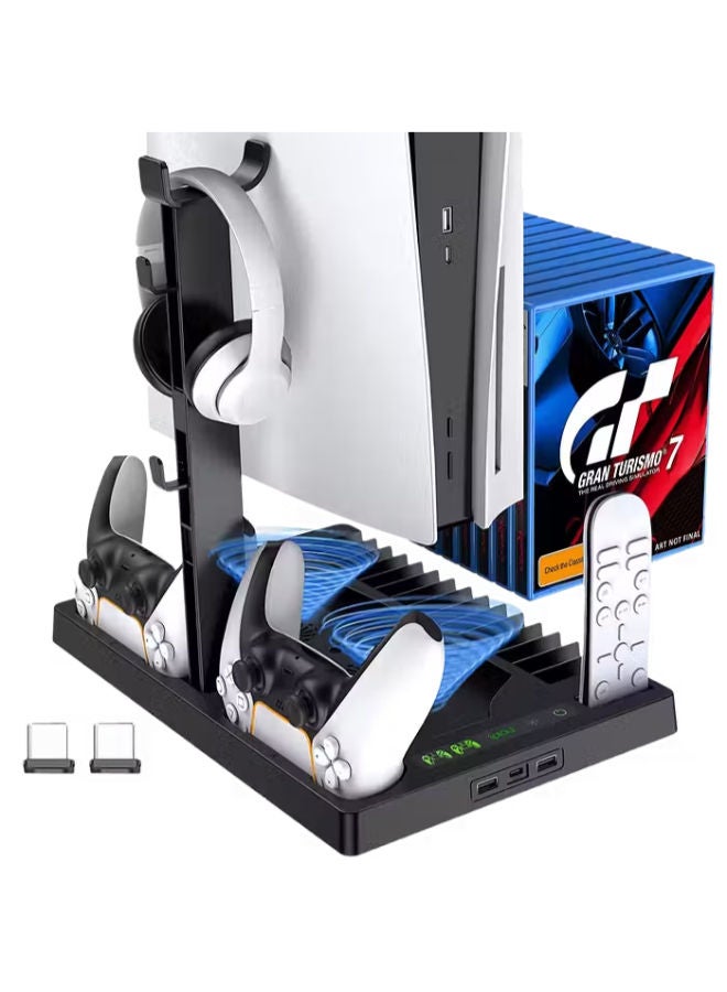 آي بلاي حامل تبريد مع محطة شحن لجهاز بلاي ستيشن 5