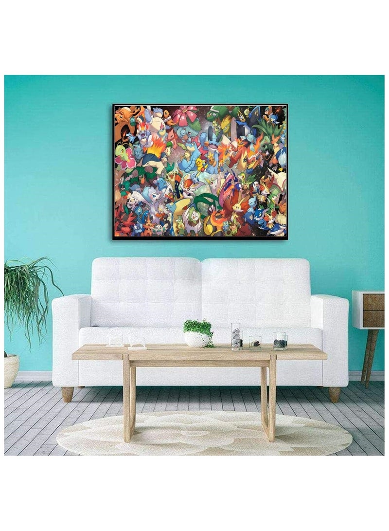 Pokemon GO 1000-Piece Colorful Anime Puzzle for Kids and Adults - Fun Desktop Brain Teaser - Image 2