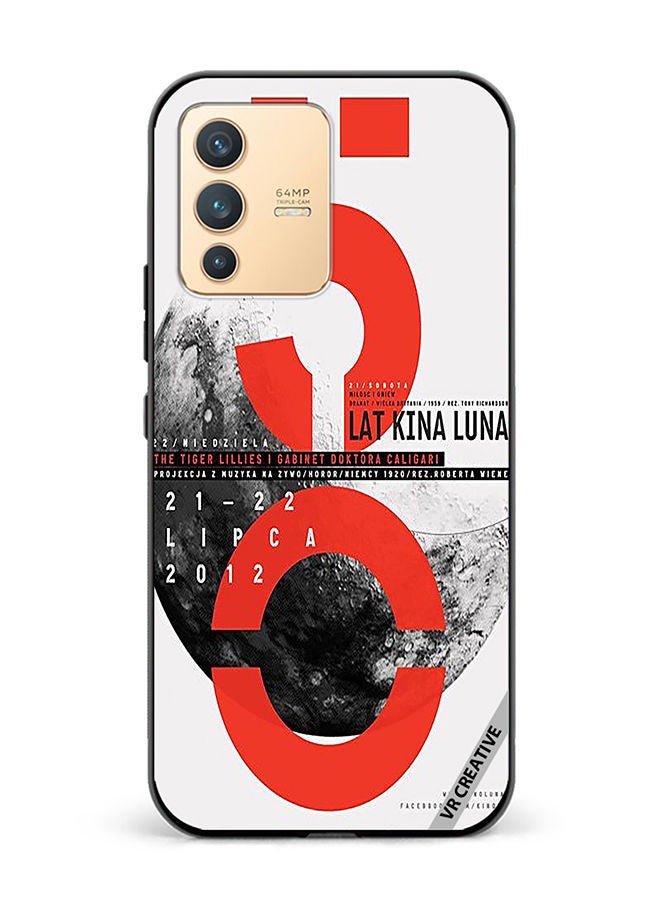 VR CREATIVE Protective Case Cover For Vivo V23 5G 50 Kina Luna Design Multicolour - Image 1