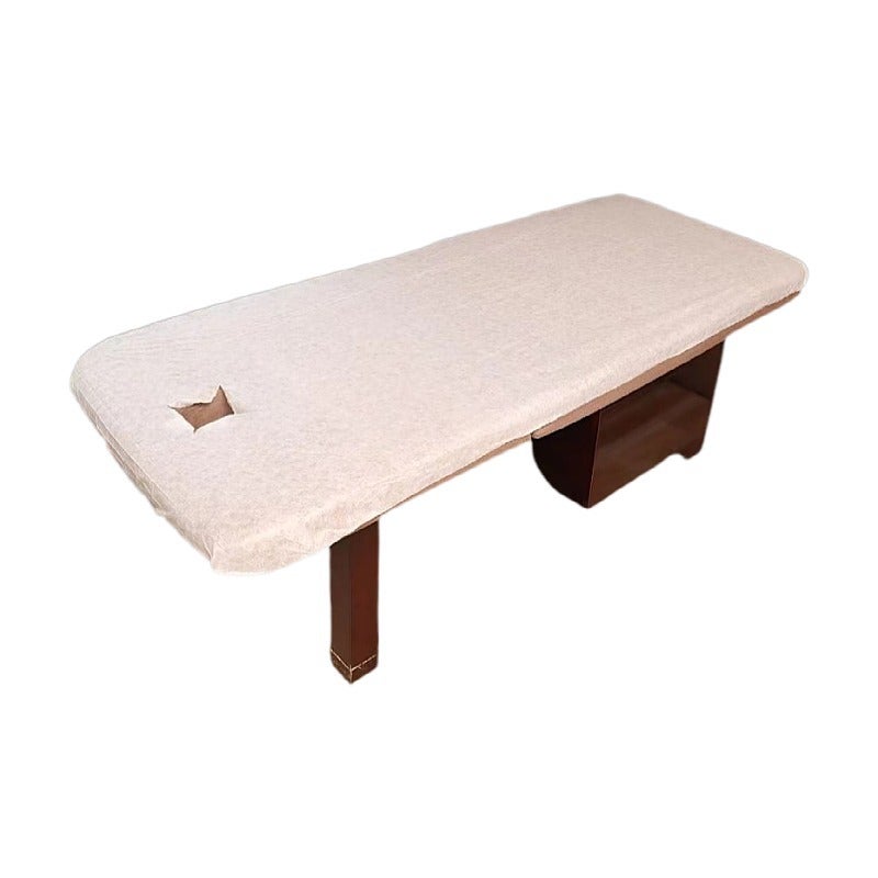 Disposable Bedspread Bed Sheet Special Massage Bed for Beauty Salon with Holes Non-woven Fabric Breathable Dirty Isolation Belt Elastic Thickened 