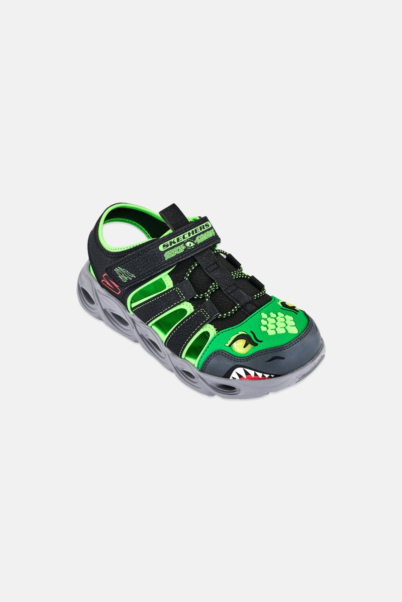 SKECHERS Kids Boy Thermo Splash Velcro Closure Sandals, Multicolor - Image 1