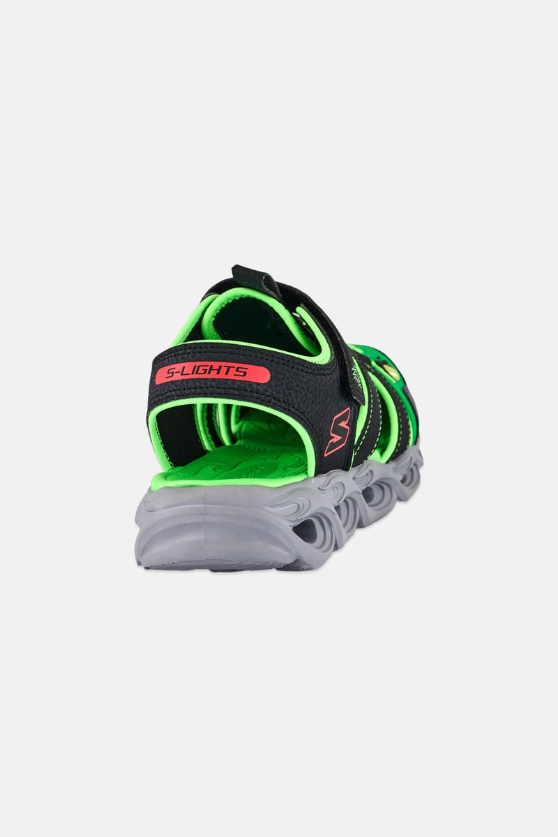 SKECHERS Kids Boy Thermo Splash Velcro Closure Sandals, Multicolor - Image 3