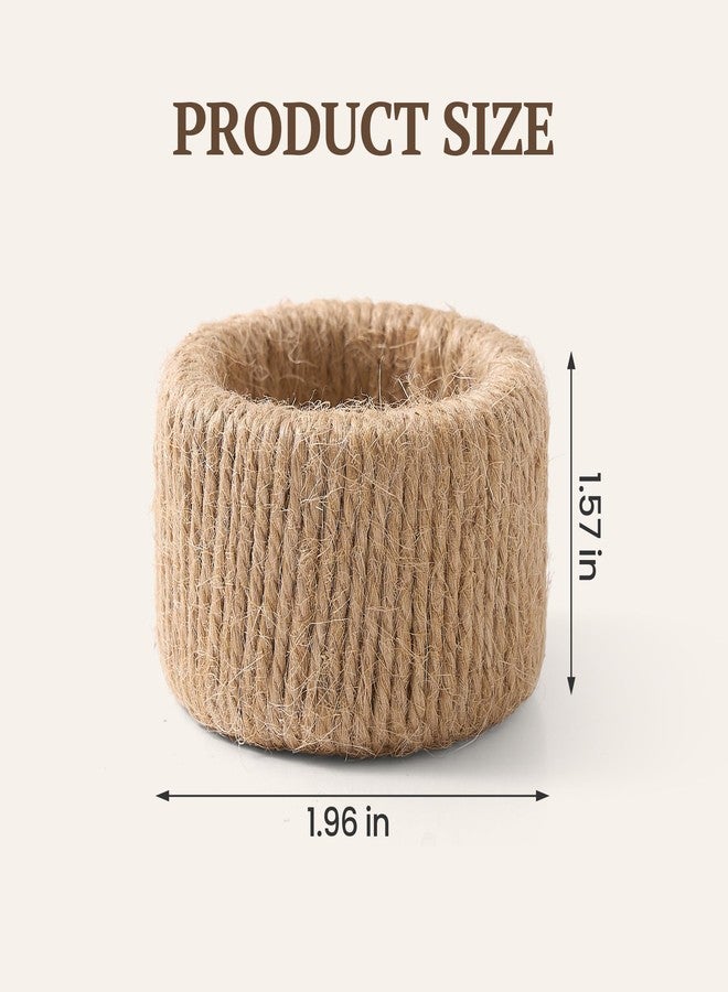 APTWOW Farmhouse Woven Jute Rope Napkin Rings Set of 12, Rustic Burlap Napkin Rings for Dinning Table, Nautical Napkin Holders Table Decor, Party Banquet Wedding Birthday - Image 2