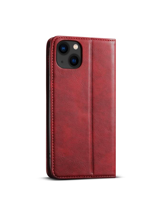 Suteni Case For iPhone 14 J02 Oil Wax Wallet Leather Phone Case - Image 3