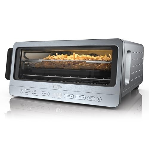Ninja Flip Toaster Oven&Air Fryer, 8-in-1 Functionality, Flip Up&Away Capability for Storage Space, LargeCapacity, Air Fry Basket, SheetPan, Wire Rack&Removable Crumb Tray, Stainless,1800 watts, SP151 - Image 1