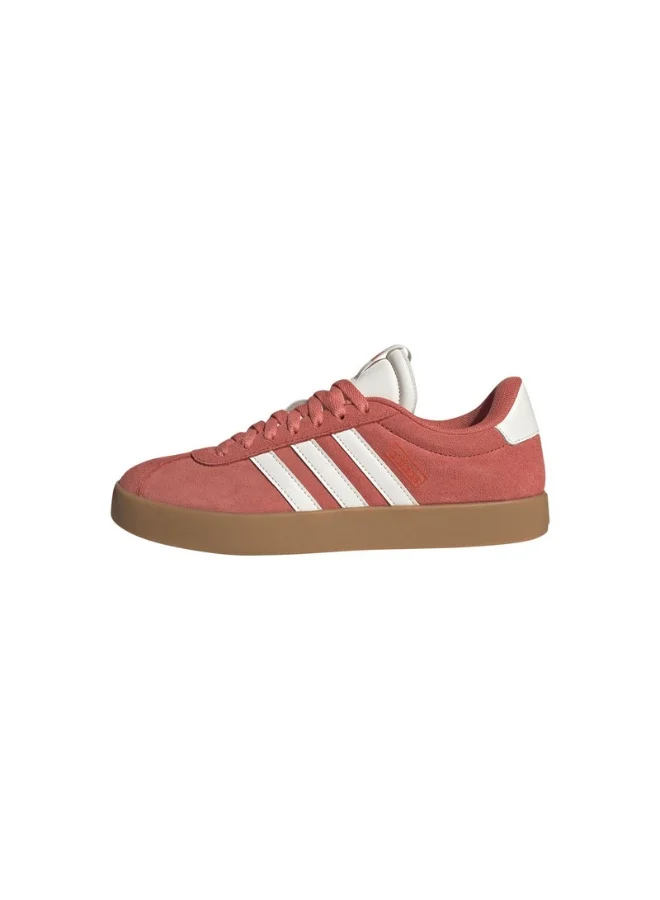 Adidas Adidas Vl Court 3.0 Red Sportswear Shoes For Women 3.5
