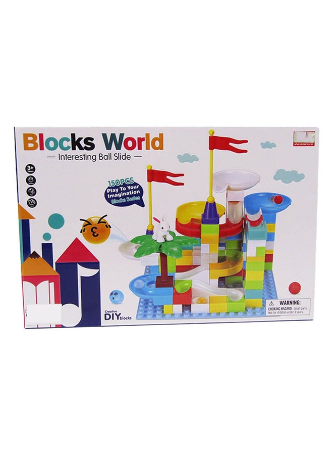 CubicFun Blocks World Interesting Ball Slide 150 Pieces - SXL-88004
