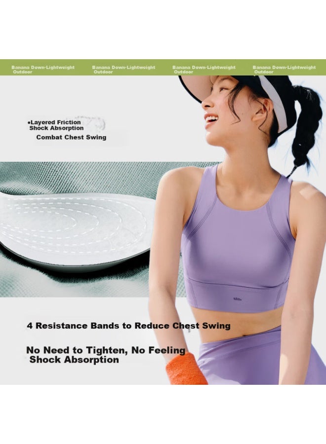 Beneunder High Intensity Sports Bra Tank Top Women's Running Shockproof Anti-sagging Yoga Vest Can Be Worn Outside 25 New - Image 1