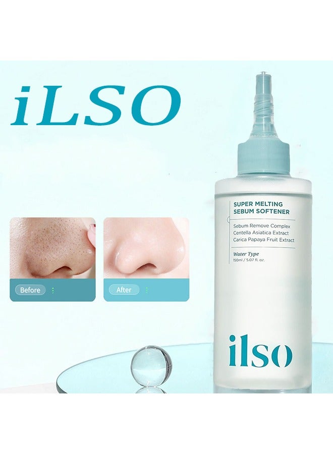 ilso Melting Sebum Softener -  Pore Cleansing Solution, Melts Away Blackheads & Sebum, Korean Skincare 150g - Image 2