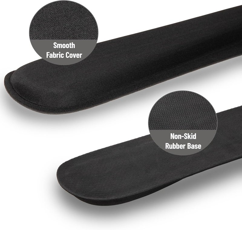 Mind Reader Harmony Collection Wrist Rest, Set of 3, Black - Image 5