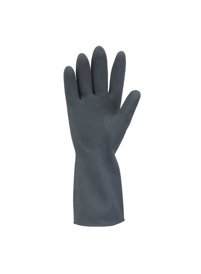 Vaultex Vaultex RUM latex Rubber gloves Color Black, Size M, 100gm/Pair, 1Pair/Pack  - Image 2