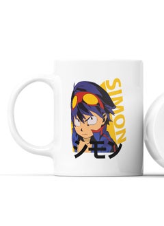LIT Gurren Lagann Mug Gurren Lagann Mug for Coffee Gunmen Gift Mug Simon Shimon-Tengen Toppa Gurren Lagann  - Image 2