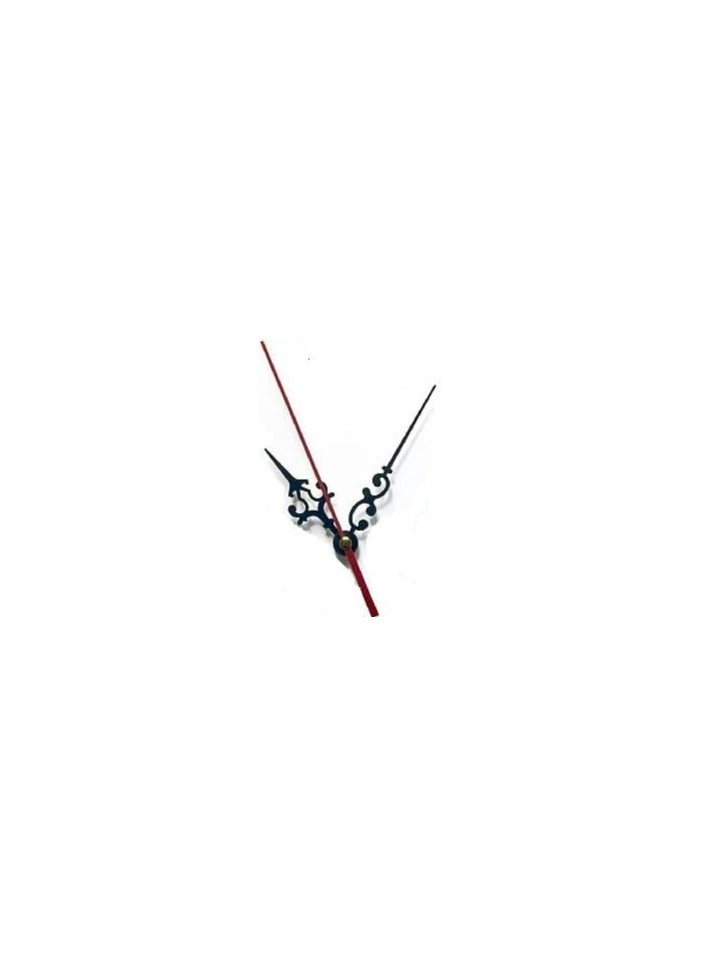 ماركة غير محددة ماكينة ساعة حائط بالعقارب مع طقم عقارب فضي ، قطع غيار ساعة حائط، 'طول الزور  24 ملي  - Image 2