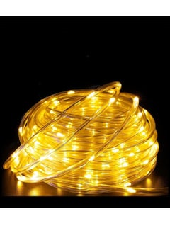 Yuwell 10M LED String Lights Outdoor Waterproof Copper Wire String Lights For Garden Fence Patio Yard And Ramadan Decoration Light Fairy Light For Wedding Indoor And Outdoor Decoration Warm White 2 Pin Plug  - Image 1