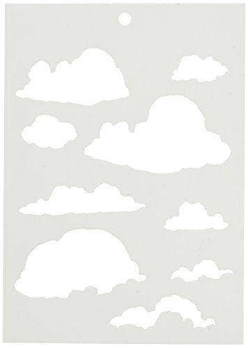 Stampers Anonymous Brett Weldele Stencils 6.5"X4.5", Clouds - Image 5