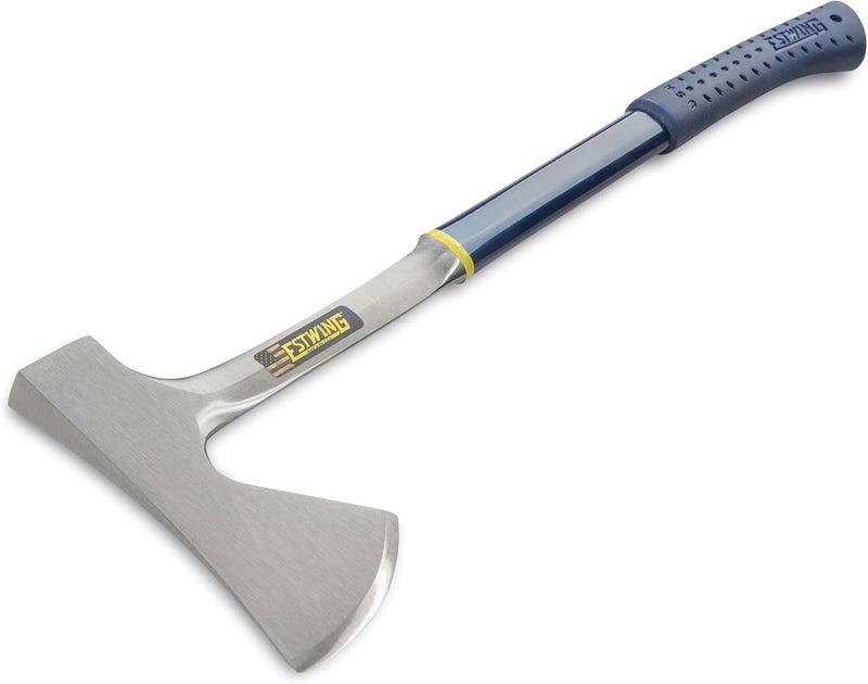 Estwing Camper's Axe - 26" Wood Splitting Tool with All Steel Construction & Shock Reduction Grip - E45A - Image 2