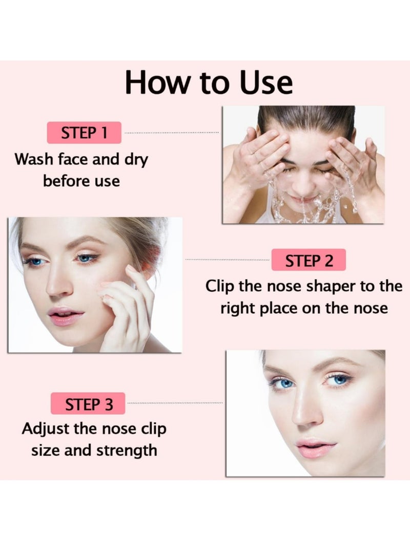 مشبك تشكيل الأنف للأنوف العريضة، مثبت أنف سيليكون لتنعيم الأنف وتجميلها، أداة تعديل الأنف قابلة للتعديل - Image 5