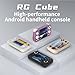Voacle RG Cube Retro Handheld Game Console Android 13 System Unisoc T820 Processor 395 Inch IPS Touch Screen 5200mAh Battery 16 Million Color RGB Joystick LightingBlack - Image 4
