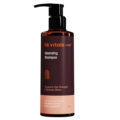 hk vitals Hair Cleansing Shampoo for Women & Men (175ml) | Supports Hair Strength & Restore Shine with Red Onion Extract | Biotin | Xylishine - Image 1