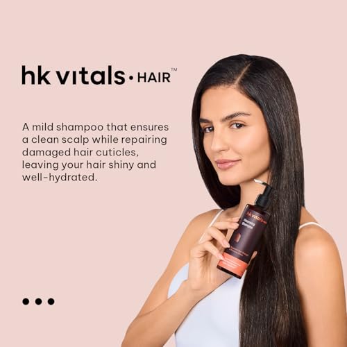 hk vitals Hair Cleansing Shampoo for Women & Men (175ml) | Supports Hair Strength & Restore Shine with Red Onion Extract | Biotin | Xylishine - Image 3