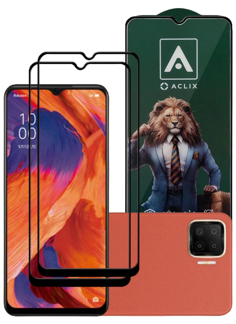 ACLIX 2 Pieces Antistatic ESD Dustproof Premium Quality High Definition Tempered Glass Screen Protector Designed For Oppo A73 - Image 1