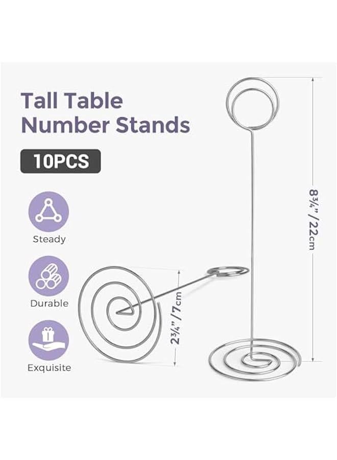 RYNX 10  866 Inch Table Number Holder Wedding Table Name Card Holder Cli Picture Memo Note Photo Stand - Image 2