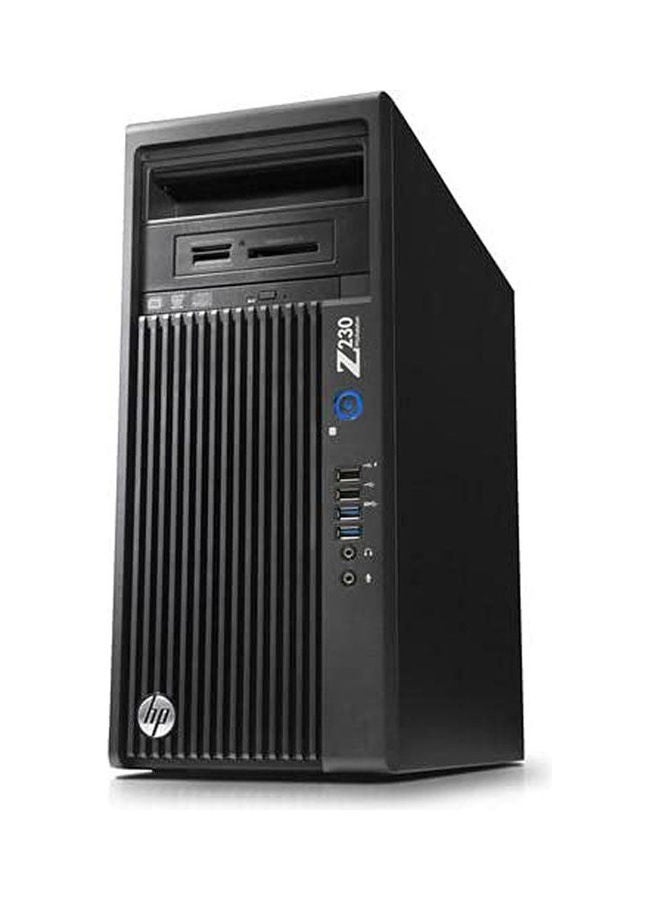 HP Z230 Tower Workstation (D1P34Av) Intel Xeon 8Gb 1Tb 1Gb Win 10 Pro 64 Downgrade Windows 7 Black - Image 1
