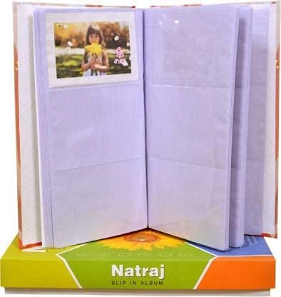Natraj Slip in Photo Album with 0.6mm Thick Extra Clear PVC Film, 204 Pocket, (Photo Size Supported: 4'x6') Album (Photo Size Supported: 4X6) - Image 2