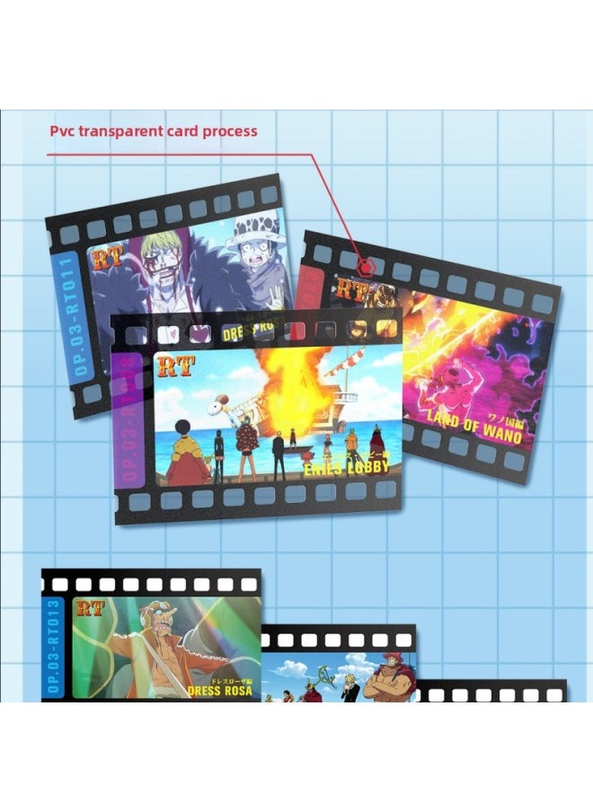 East Man Society One Piece Third Play Pirate Animation Surrounding Fun Card Blind Box Unpacking Products Listed And Snapped Up-Color:Mocha One Piece Popular Edition Season 1 10 Packs Per Box 2 Cards + 2 Sheets Per Pack  - Image 5