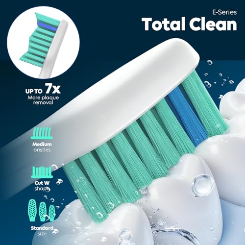 Tonhomki Replacement Heads for Philips Sonicare - Replacement Toothbrush Head Compatible with Phillips Sonicare Screw-on Electric Brush, E-Series, Essence, Xtreme, Elite, Advance and CleanCare, 6 Pack - Image 2