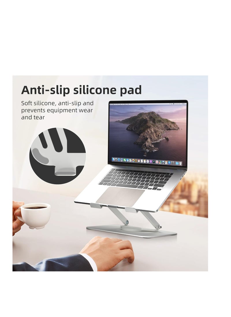 Generic Laptop Stand for Desk, Ergonomic Foldable Computer Holder with Adjustable Height, Ventilated Laptop Desk Riser Compatible with MacBook Air, Pro, Dell XPS and Most...  - Image 5