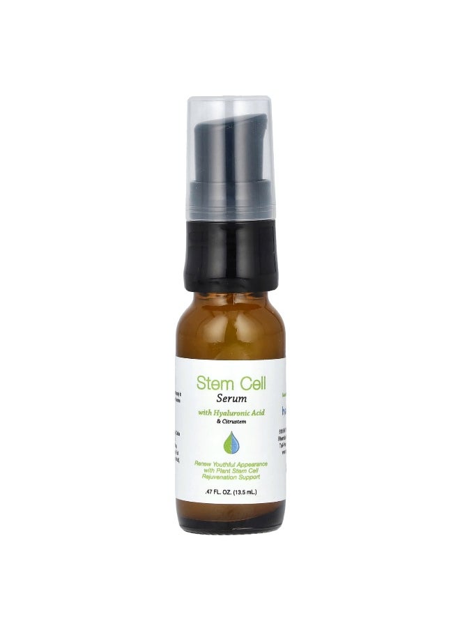 Hyalogic Hyalogic, Stem Cell Serum with Hyaluronic Acid & Citrustem, Fragrance Free, 0.47 fl oz (13.5 ml)  - Image 1