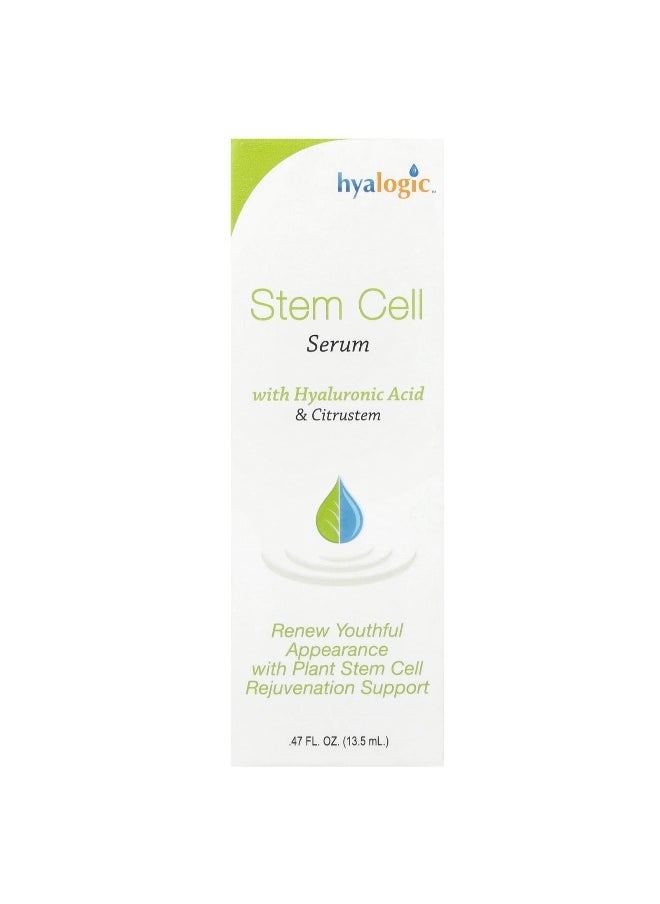 Hyalogic Hyalogic, Stem Cell Serum with Hyaluronic Acid & Citrustem, Fragrance Free, 0.47 fl oz (13.5 ml)  - Image 2