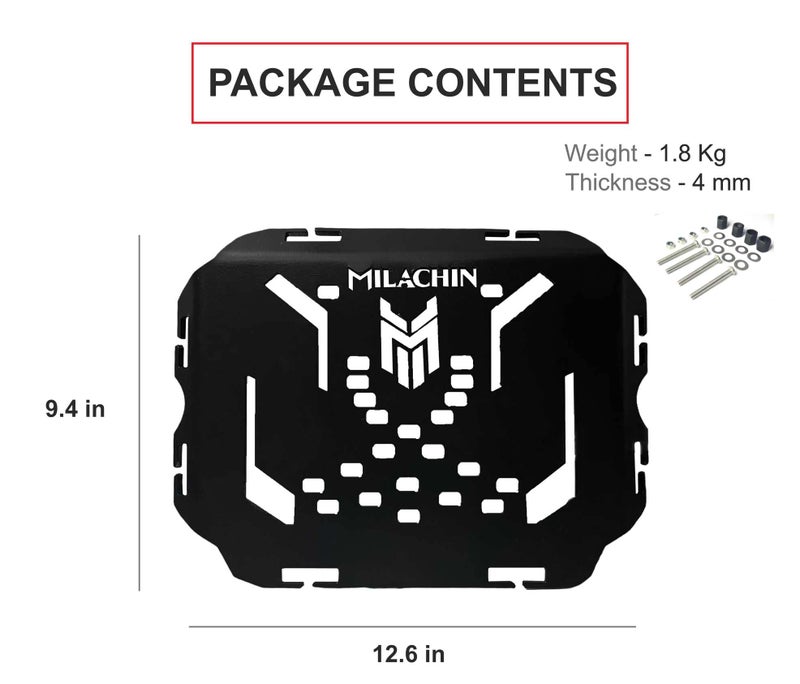 MILACHIN Top Rear Rack Plate Pack of 1 (Hero Xpulse) - Image 3