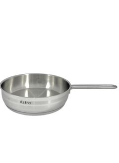 Homemaker ASTRA Premium Stainless Steel Frypan – 24cm, 2.5L | Non-Stick, Long-Lasting Performance, Elegant Design | Made in Turkey  - Image 2