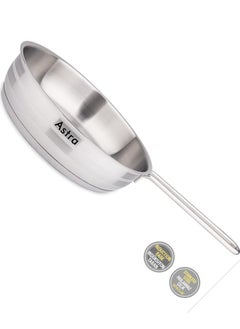 Homemaker ASTRA Premium Stainless Steel Frypan – 24cm, 2.5L | Non-Stick, Long-Lasting Performance, Elegant Design | Made in Turkey  - Image 1