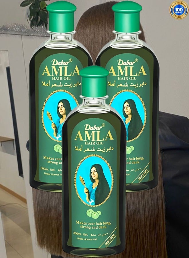 دابر 3 قطع زيت الشعر دابر املا 300 مل - Image 1