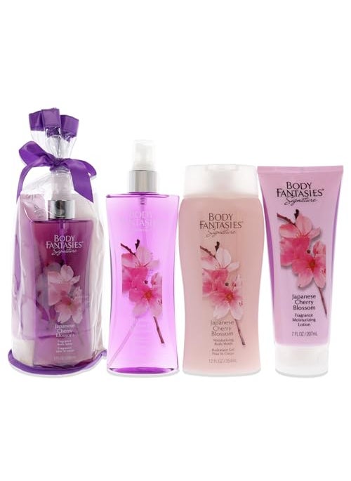 BODY FANTASIES - Body Fantasies Signature Japanese Cherry Blossom 3 Piece Gift Set for Women - Image 1
