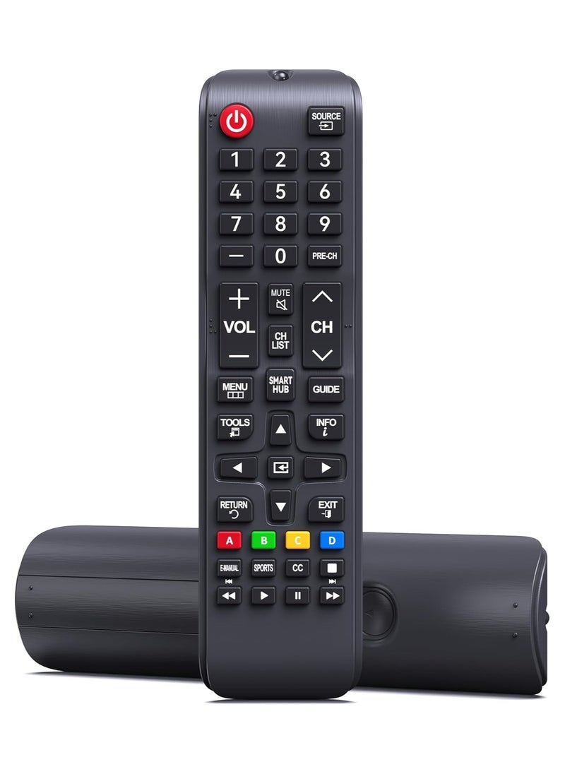 Manvik Universal TV remote for All SAMSUNG Smart LED, LCD, SUHD, UHD, HDTV, 3D TV's (ONLY FOR SAMSUNG TV)  - Image 1